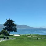 Panoramic view of a lush green golf course at Terradyne Country Club. Smooth