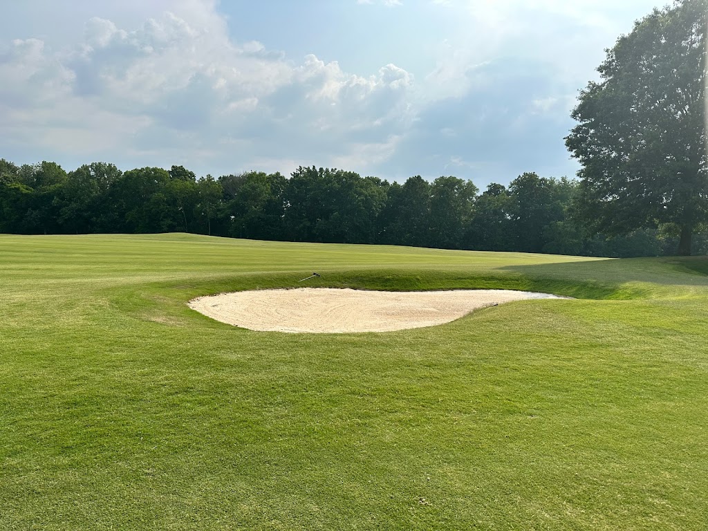 Panoramic view of a lush green golf course at Bear Trace At Tims Ford State Park (TN Golf Trail). Smooth