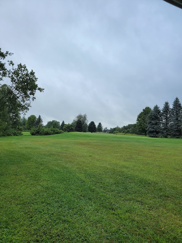 Panoramic view of a lush green golf course at Birch Valley Golf Course. Smooth