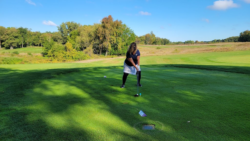 Panoramic view of a lush green golf course at Blackthorn Golf Club. Smooth