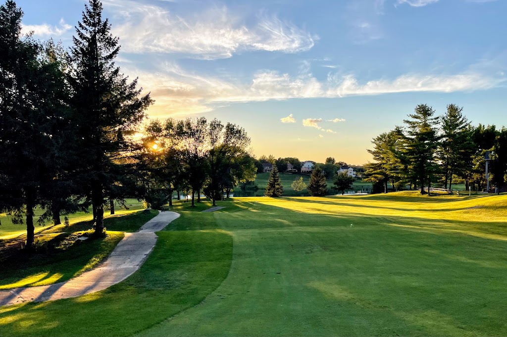 Panoramic view of a lush green golf course at Brown Deer Golf Club. Smooth