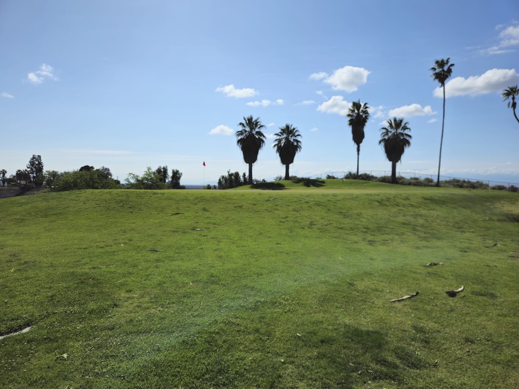 Panoramic view of a lush green golf course at Buena Vista Golf Course. Smooth