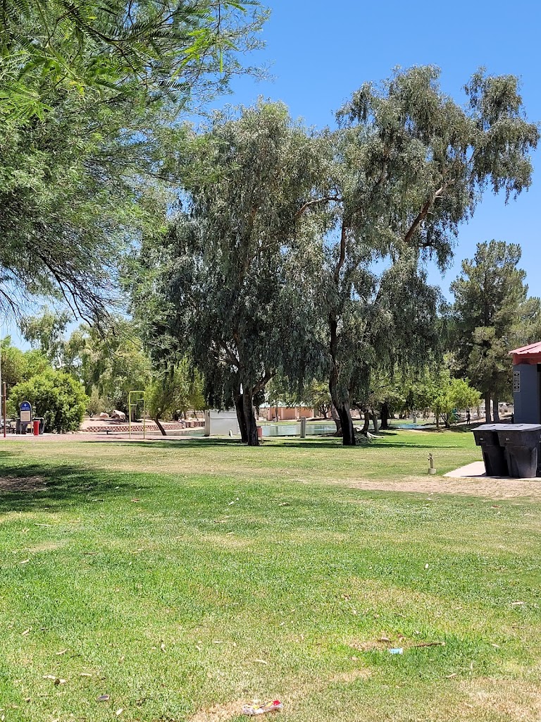 Panoramic view of a lush green golf course at Dave White Municipal Golf Course. Smooth