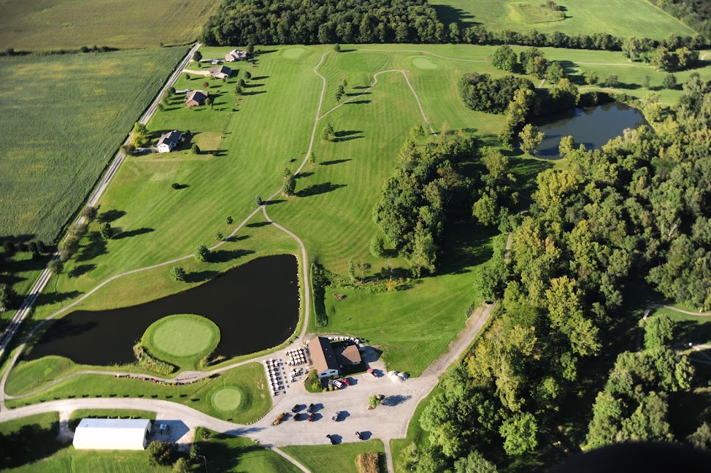 Panoramic view of a lush green golf course at Deer Track Golf Club. Smooth