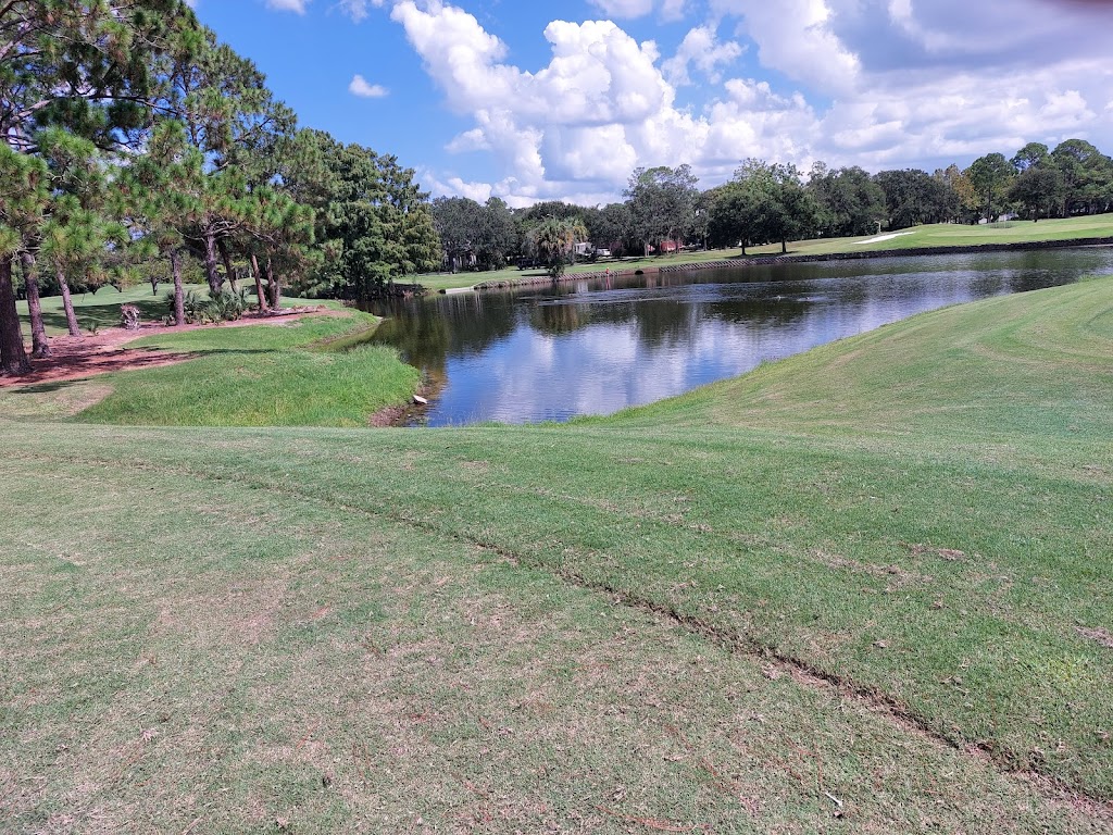 Panoramic view of a lush green golf course at Dubsdread Golf Course. Smooth