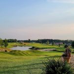 Panoramic view of a lush green golf course at Glendarin Hills Golf Club. Smooth