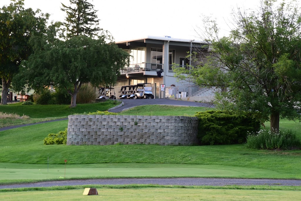 Panoramic view of a lush green golf course at Golf Course at Birch Creek. Smooth