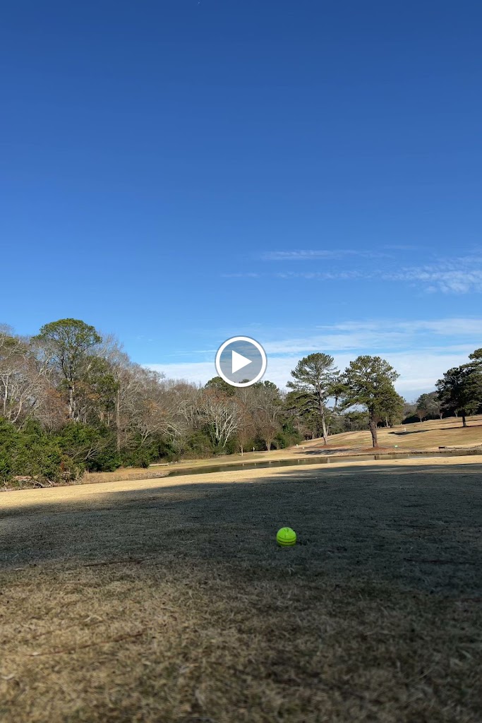 Panoramic view of a lush green golf course at Griffin Golf Course. Smooth