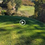 Panoramic view of a lush green golf course at Gunter's Landing. Smooth