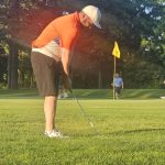 Panoramic view of a lush green golf course at Intervale Country Club. Smooth