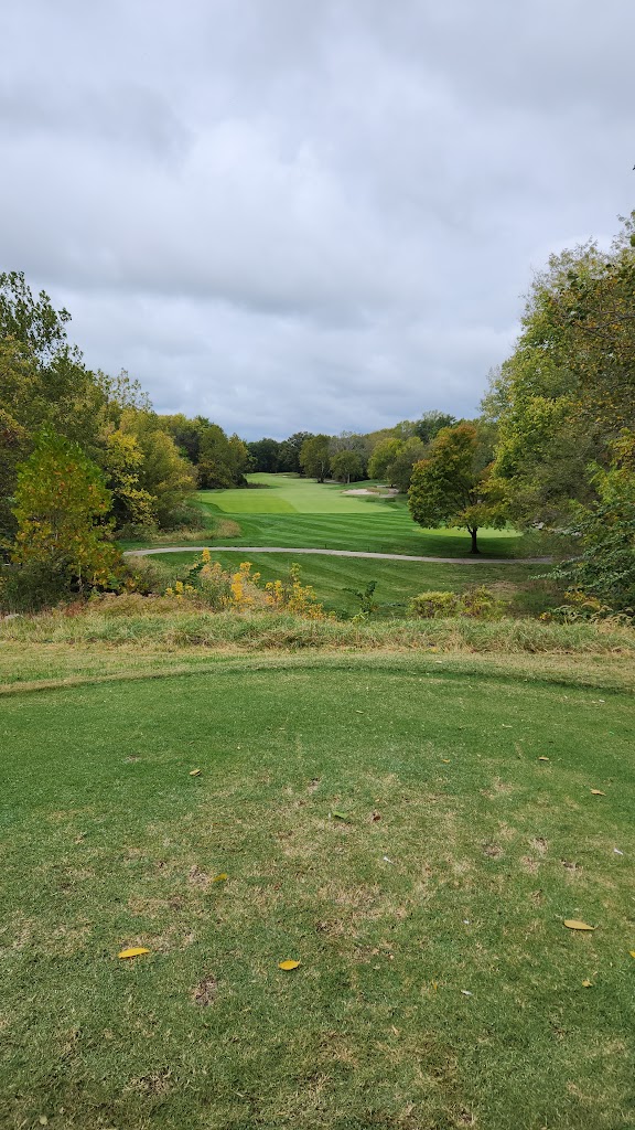 Panoramic view of a lush green golf course at Ironhorse Golf Club. Smooth
