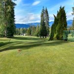 Panoramic view of a lush green golf course at Kahler Mountain Club