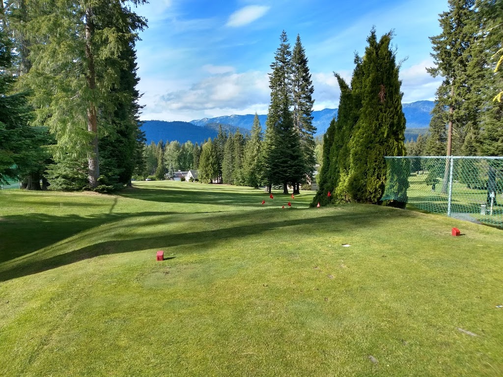 Panoramic view of a lush green golf course at Kahler Mountain Club