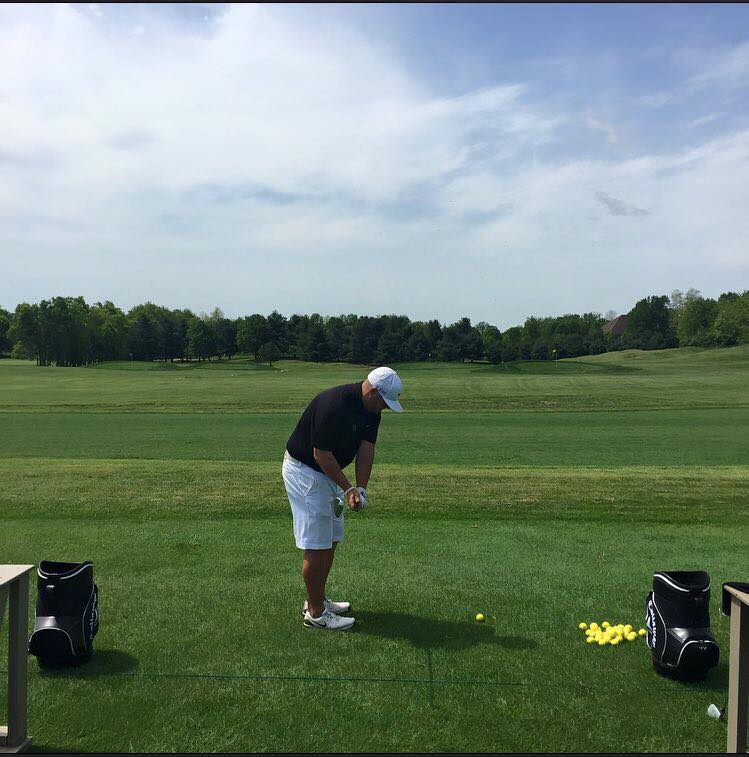 Panoramic view of a lush green golf course at Keene Trace Golf Club - Champion Trace Course. Smooth