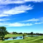 Panoramic view of a lush green golf course at Keene Trace Golf Club - Keene Run Course. Smooth