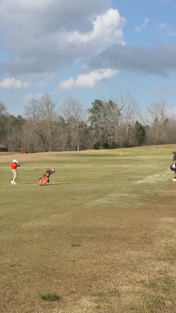 Panoramic view of a lush green golf course at Kershaw Golf Club. Smooth