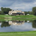 Panoramic view of a lush green golf course at Kinloch Golf Club. Smooth