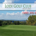 Panoramic view of a lush green golf course at Lodi Golf Club. Smooth