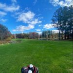 Panoramic view of a lush green golf course at Londonderry Country Club. Smooth