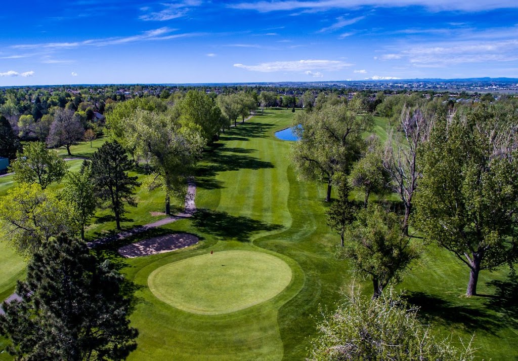 Panoramic view of a lush green golf course at Meadow Hills Golf Course. Smooth