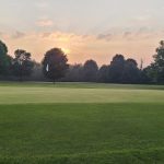 Panoramic view of a lush green golf course at Meadowview Golf & Country Club. Smooth
