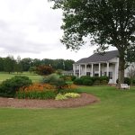 Panoramic view of a lush green golf course at Mimosa Hills Golf Club. Smooth