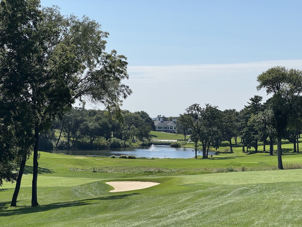 Panoramic view of a lush green golf course at Minnesota Valley Country Club. Smooth
