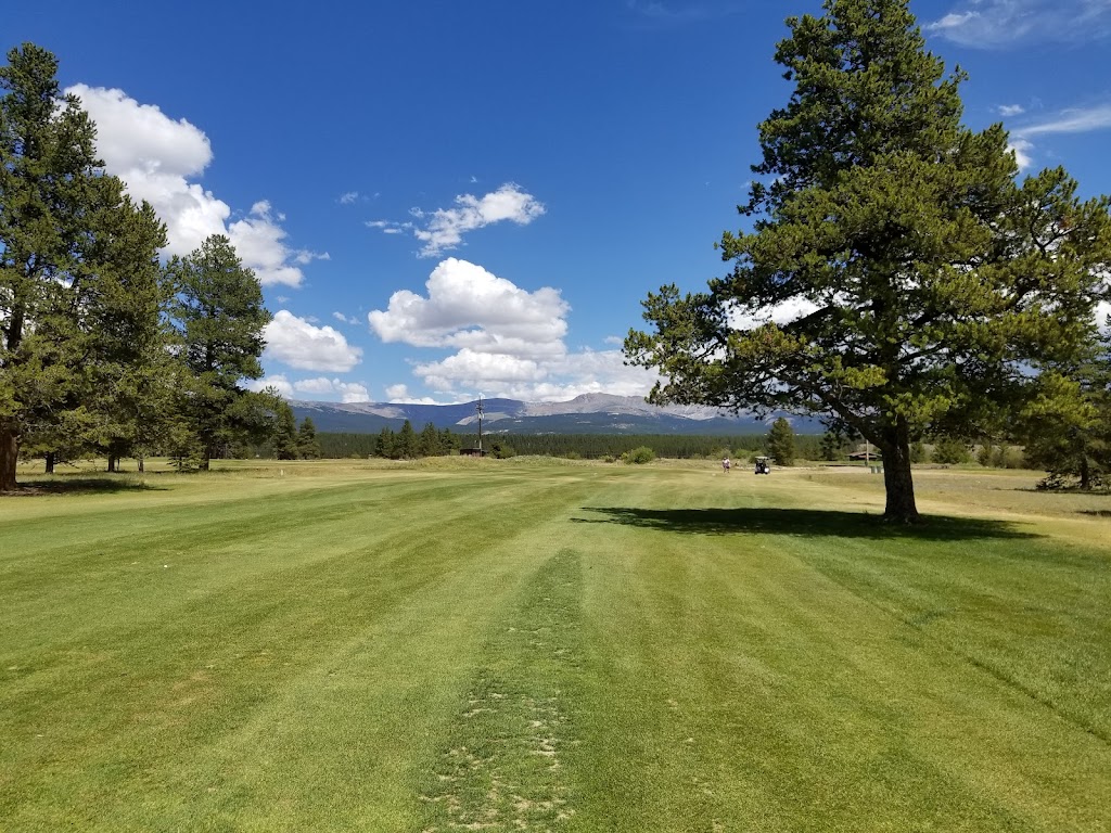 Panoramic view of a lush green golf course at Mt. Massive Golf Course. Smooth