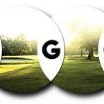 green grass with the flag in the hole.