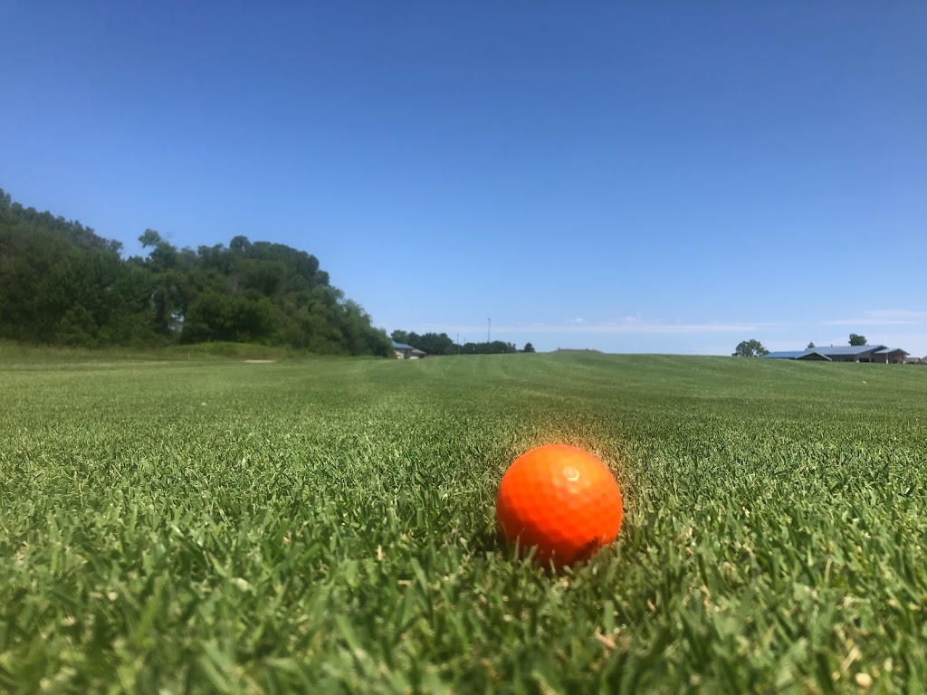 Panoramic view of a lush green golf course at Quail Ridge Golf Course. Smooth