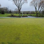 Panoramic view of a lush green golf course at Silvermine Golf Club. Smooth