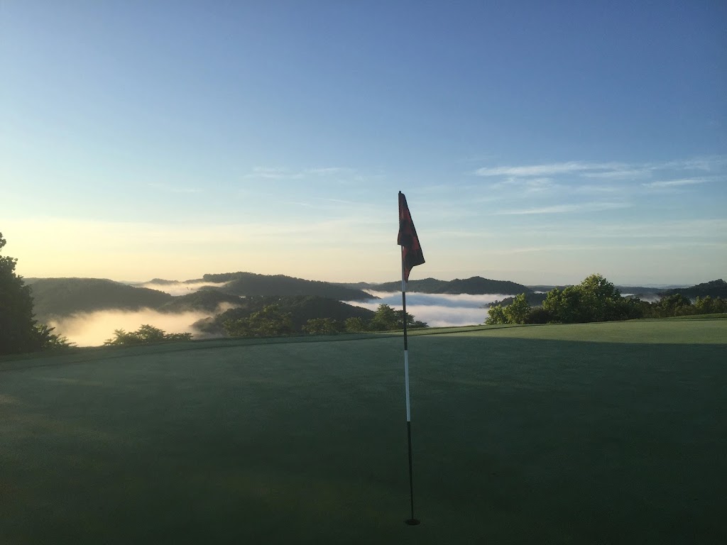 Panoramic view of a lush green golf course at StoneCrest Golf Course. Smooth