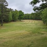 Panoramic view of a lush green golf course at Tannenbaum Golf Club. Smooth