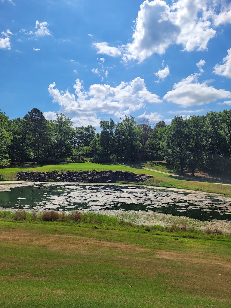 Panoramic view of a lush green golf course at The Course At Eagle Mountain. Smooth