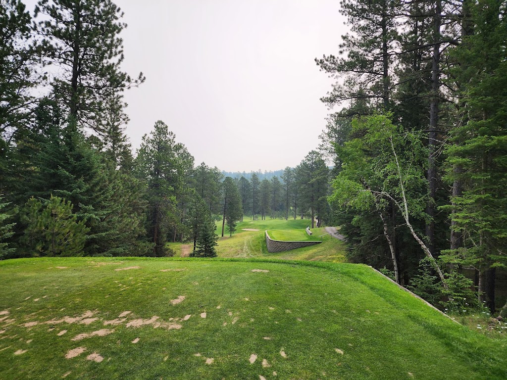 Panoramic view of a lush green golf course at Tomahawk Country Club Inc.. Smooth