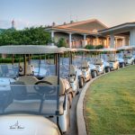 Panoramic view of a lush green golf course at Tunica National Golf & Tennis. Smooth