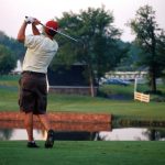 Panoramic view of a lush green golf course at Turtle Creek Golf Course. Smooth