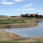 Panoramic view of a lush green golf course at Walnut Creek Golf Preserve. Smooth