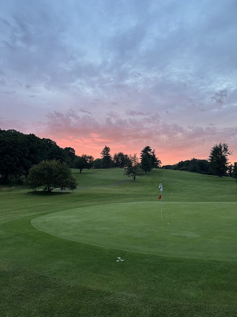 Panoramic view of a lush green golf course at Westborough Golf Club. Smooth