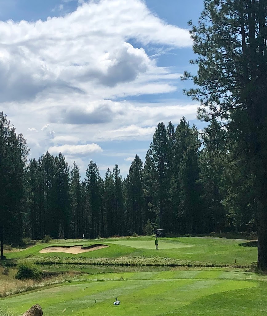 Panoramic view of a lush green golf course at Widgi Creek Golf Club. Smooth
