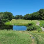 Panoramic view of a lush green golf course at Willowdale Golf Club. Smooth