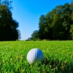 Panoramic view of a lush green golf course at Scottsdale Country Club Golf Course. Smooth